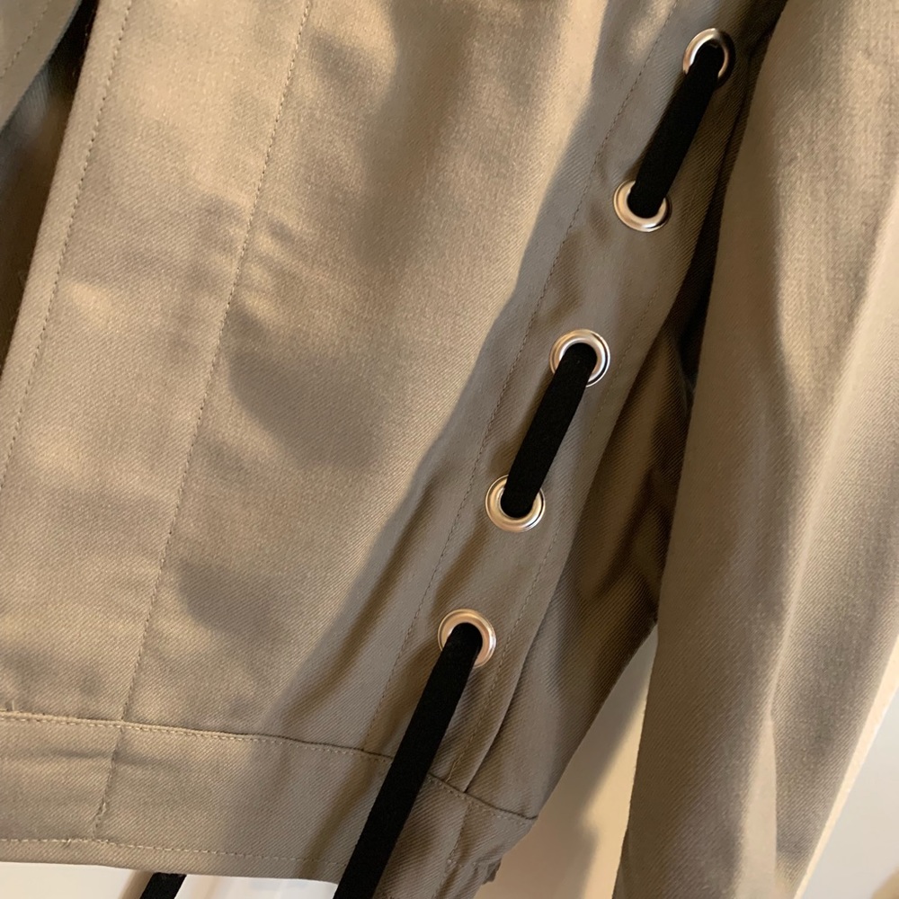 Milk It Vintage Lace Up Military Jacket - Picture 7 of 8